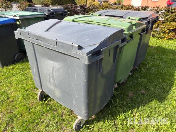 Blandet lot containere - 3 styk