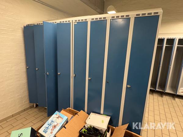 Omklædningsskabe 3 sektioner