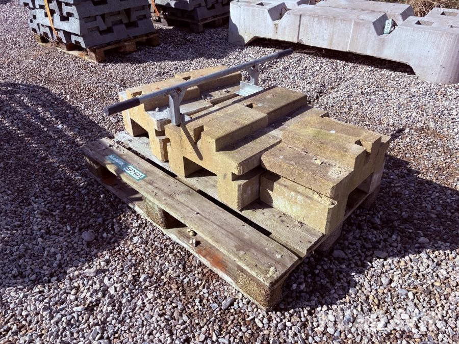 Ekstravægt til mobil hegn 5styk