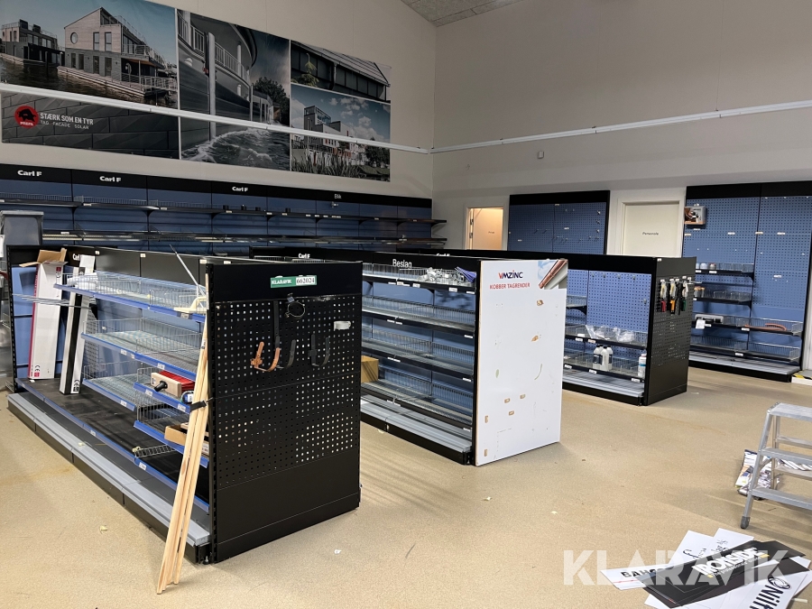 Værksteds/butik inventar