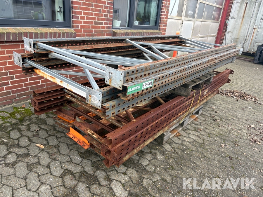 Pallereol - 6 fag med 6 hylder