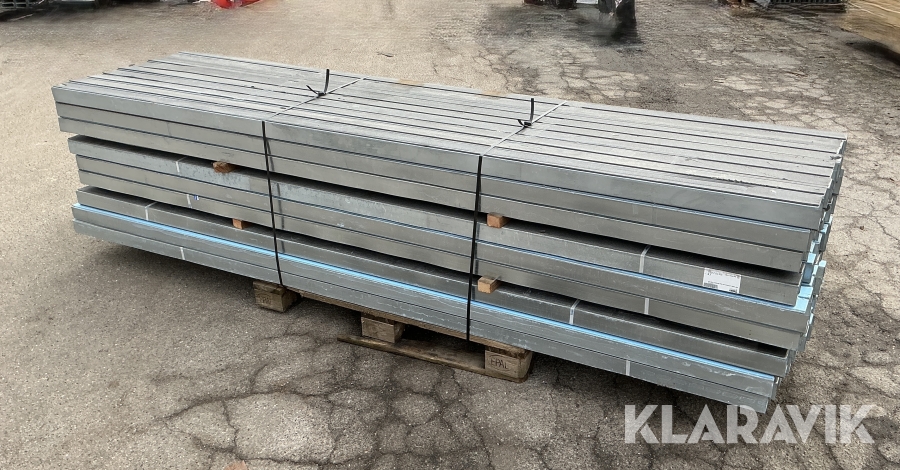 Skinne Triplan 75 med 4 mm polyethylendug, 162 styk, 3 meter