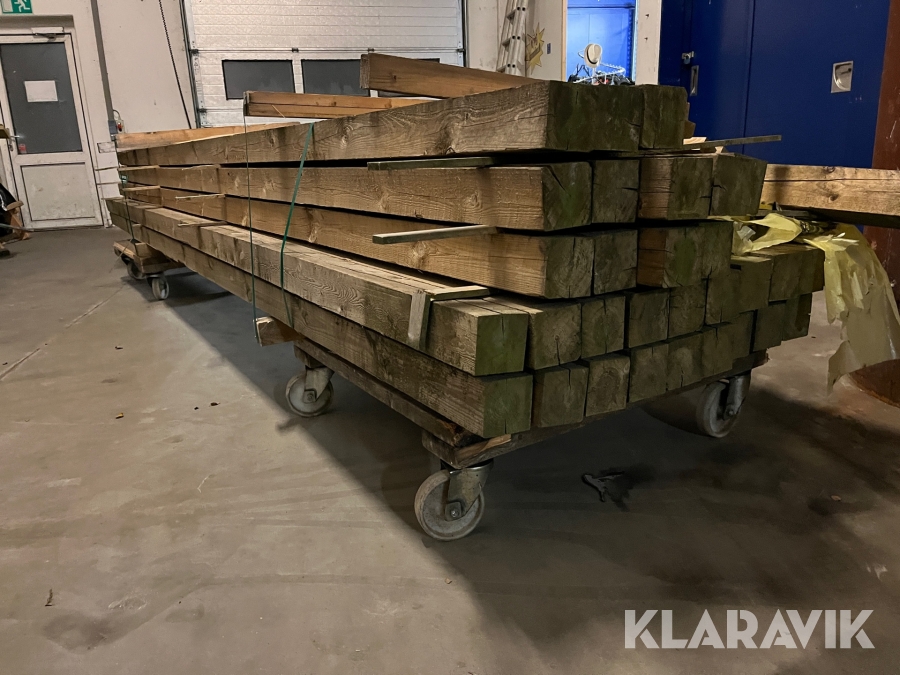 Bjælker 4x4 5,1m 30stk