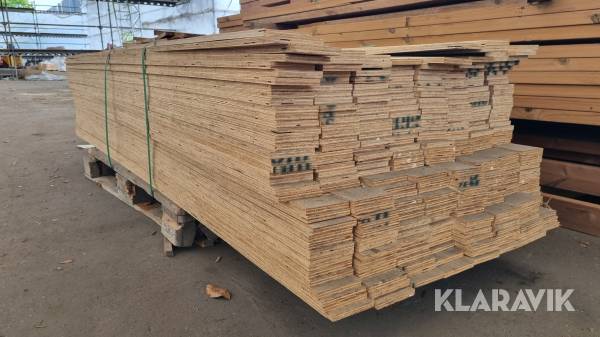 Krydsfiner strimler 12mm 94x2440mm - 264 styk