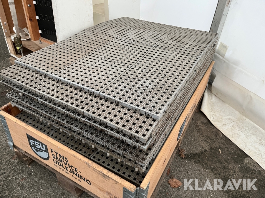 Plast fliser 25x25 20 plader