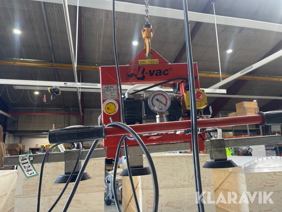 Vakuum løfter Al-vac Løfteåg