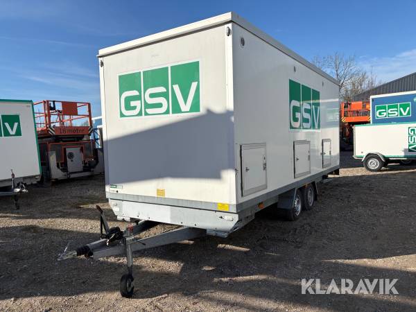 Badmobil 3 rum EuroWagon 2000kg