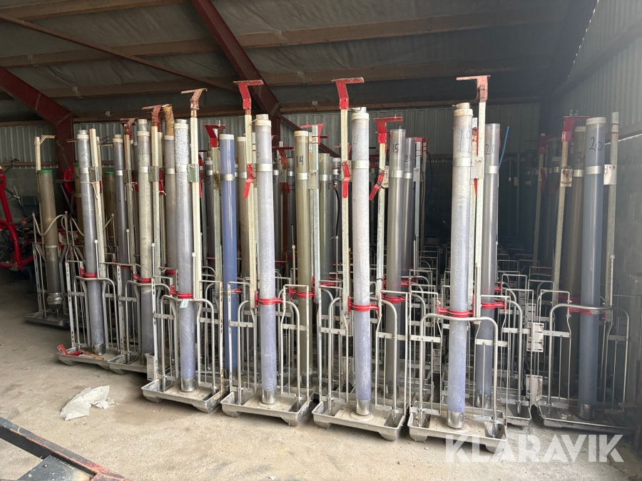 Foderautomater Tube-O-Mat 70 styk enkelt og 8 styk dobbelt