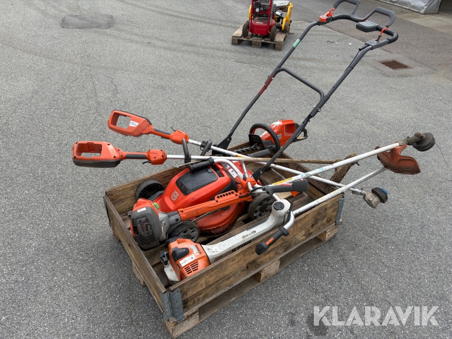 Blandet havemaskiner Husqvarna/stihl 6 styk