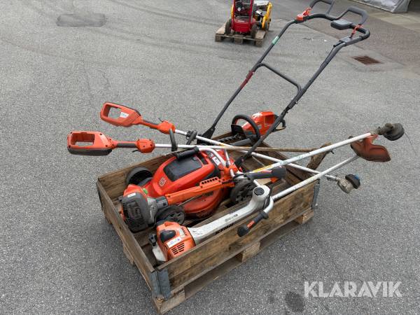 Blandet havemaskiner Husqvarna/stihl 6 styk