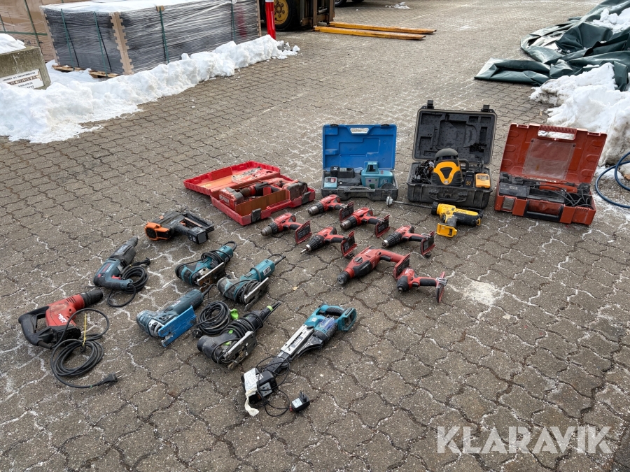 Stort lot Håndværktøj - 20 styk