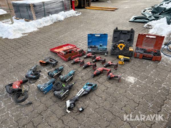 Stort lot Håndværktøj - 20 styk