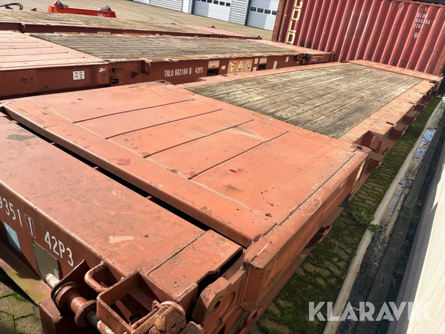 Sammenklappelig flatrackcontainer PT. Aspek Kumbong KB40-FR-11R2, 40 fods
