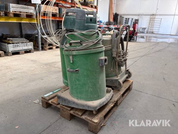 Industristøvsugere Gerni VAC 590 og VAC 490