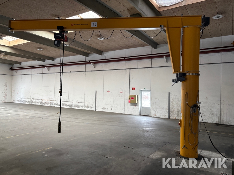 Søjlesvingkran Fyns Kran Udstyr M10-6,0 1 Tons