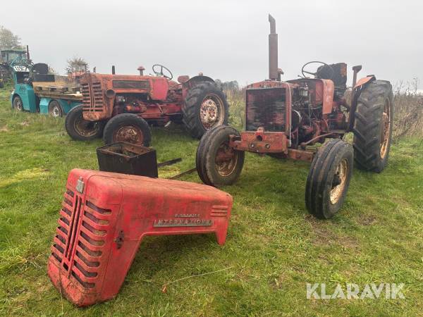 Veterantraktorer Mc cormick international IH B414 og IH B275 2 styk