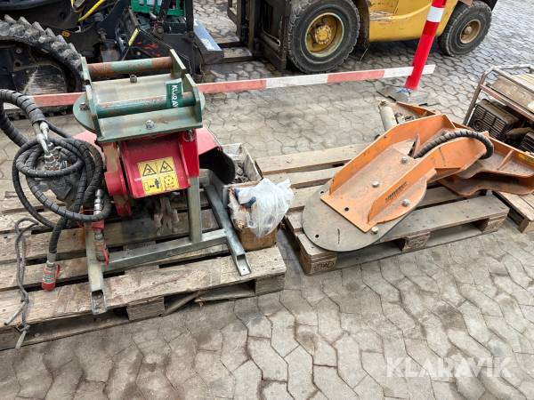 Stubfræser og hydraulisk sideforskydnings-/redskabsophæng FSI Power-Tech FSI H40