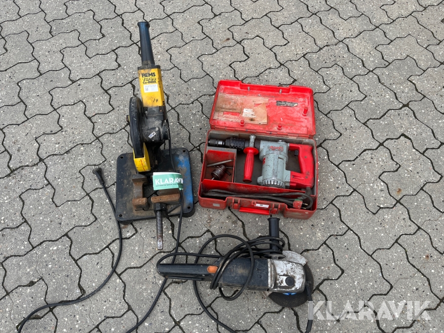 Afkorter Rems/Hilti/AEG Turbo TE17/WS2001, 3 Sæt