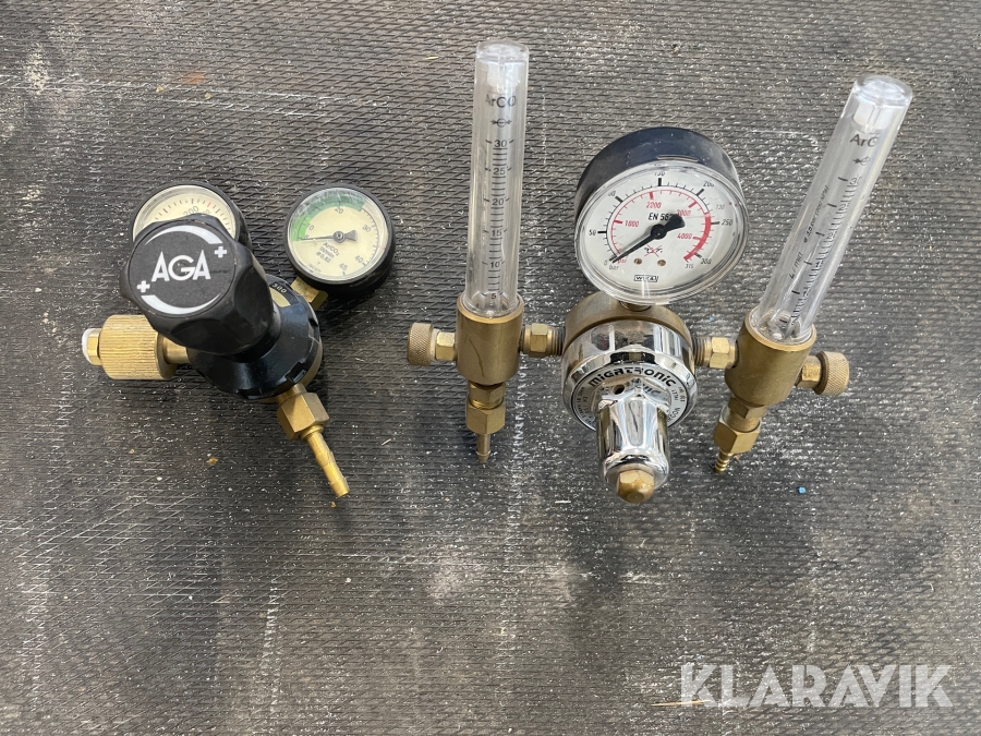 Manometer AGA/Migatronic CO2 og Argon