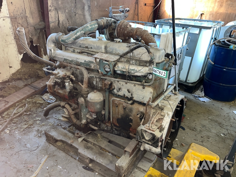 Motor Scania 111 med gearkasse