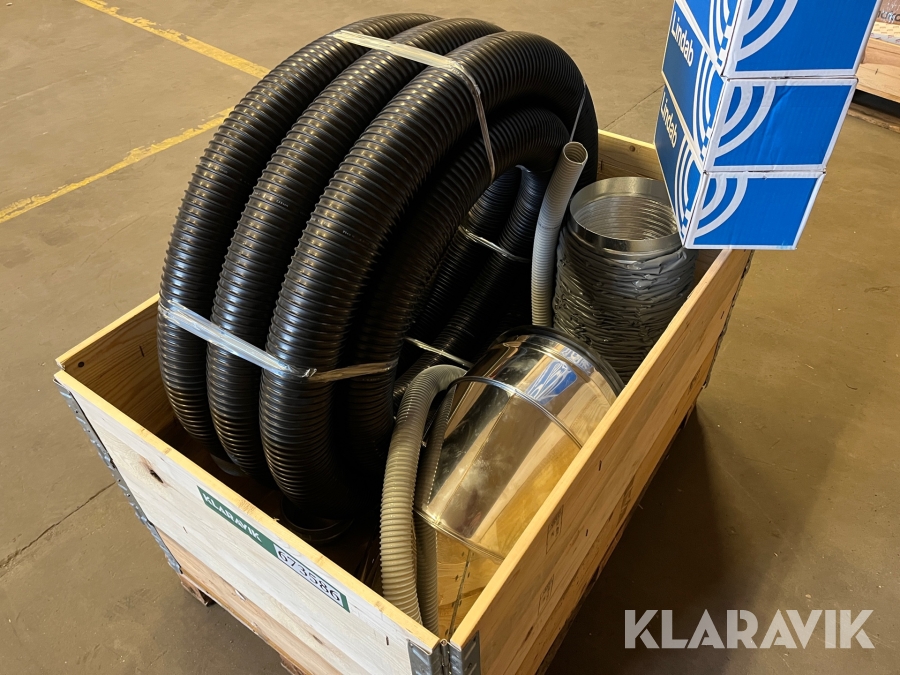 Ventilations tilbehør + rør