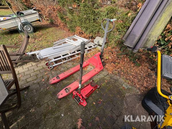 Donkraft og palleløfter