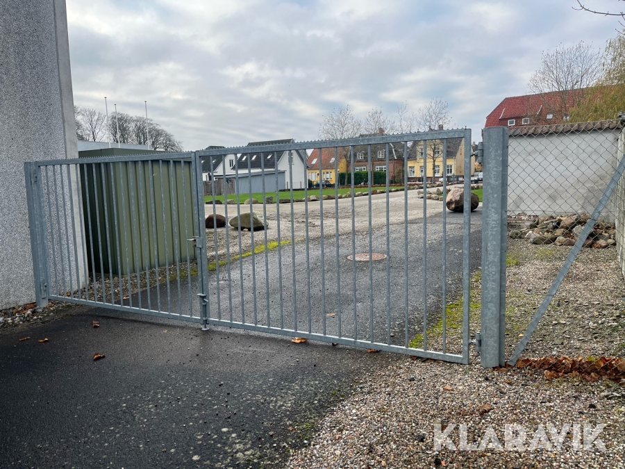 Galvaniseret dobbelt port