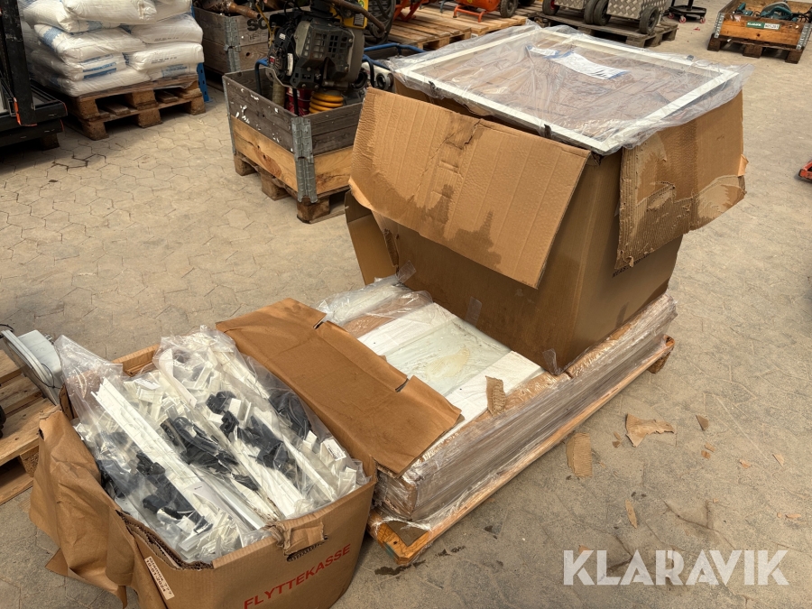 LED loftarmaturer Glamox C63-R600 - 1 palle