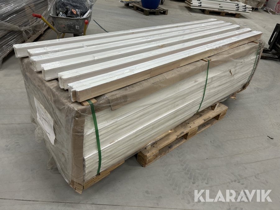 Gerigter hvidmalede 385 styk