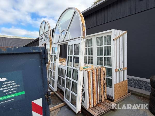 Vinduer og dørparti Vindunor 6 styk