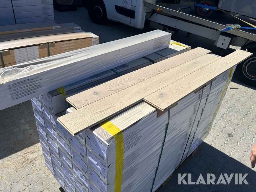 Trægulv Haro Oak Light White 80m2