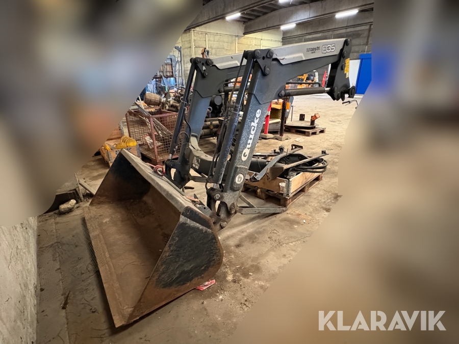 Frontlæsser Quicke Q35 komplet med beslag