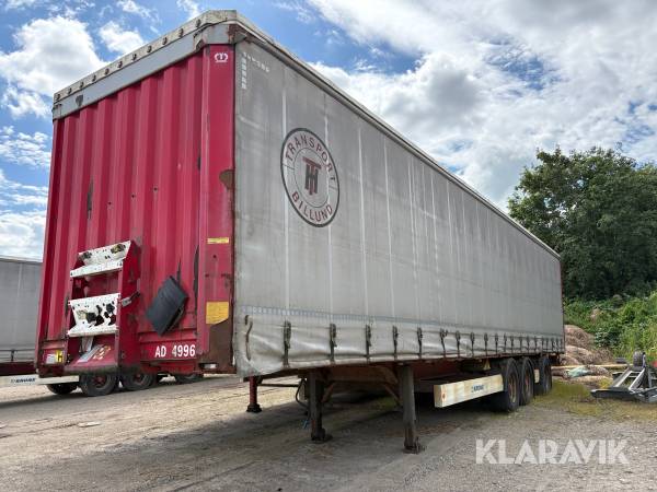 Trailer Krone SD med Presseningsopbygning