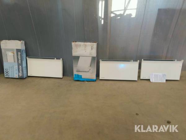 El radiator Glamox 600w 3 styk