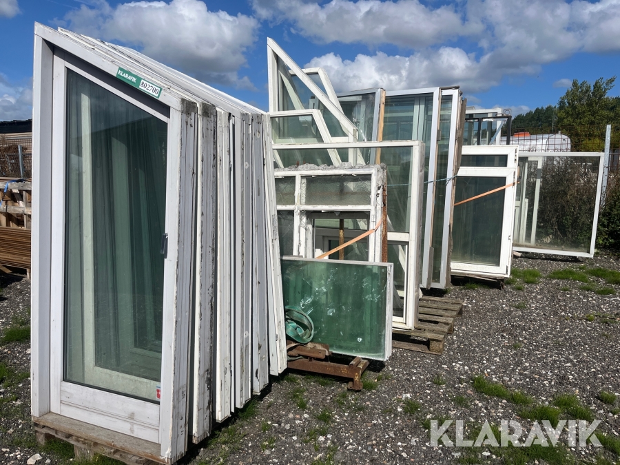 Blandet vinduer flere mærker og modeller 7paller
