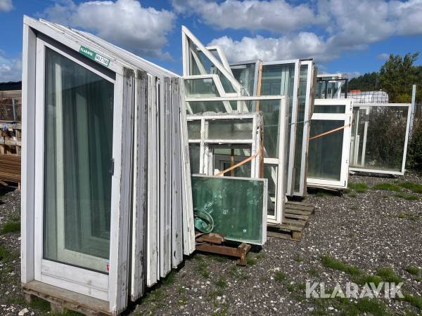 Blandet vinduer flere mærker og modeller 7paller