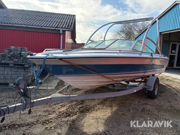 Båd Sea Ray Monaco 18 fod med oprikkervogn