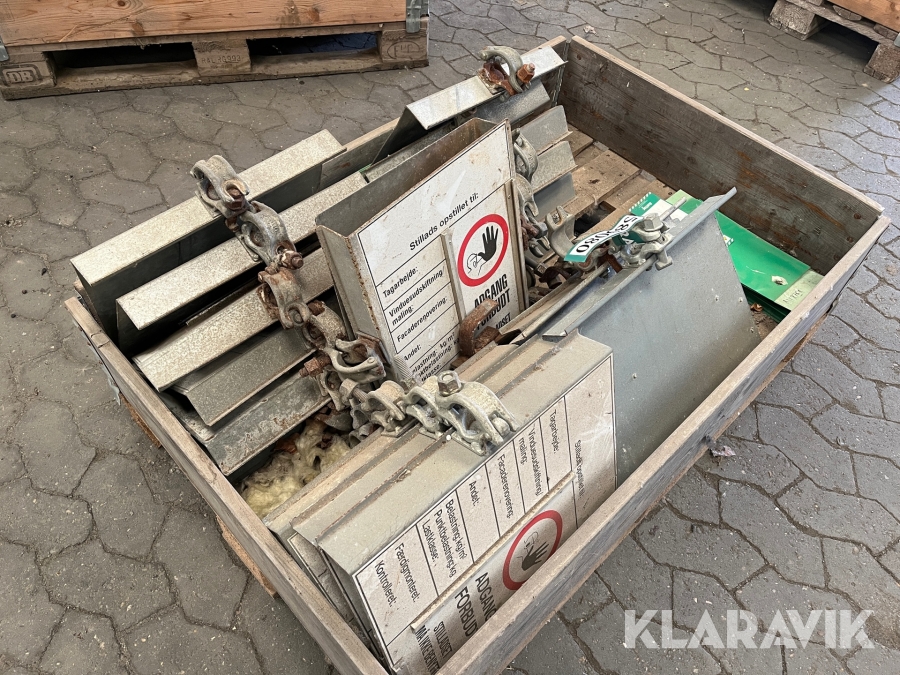 Ca 20 stk stilladsskilte