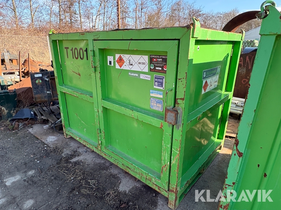 Miljøcontainer Roug med IBC tank