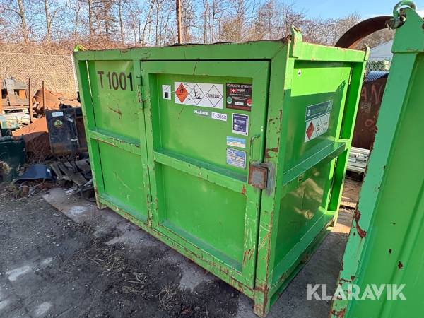 Miljøcontainer Roug med IBC tank