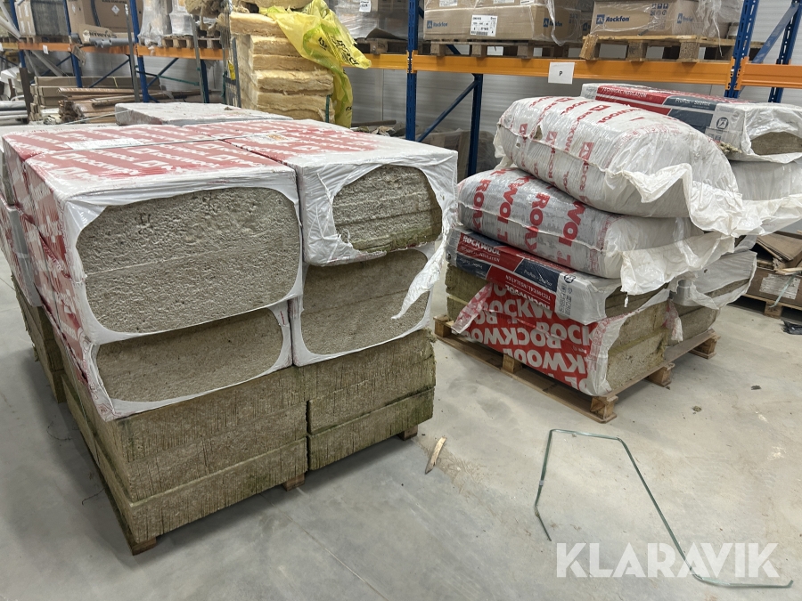 Isolering Rockwool Blandet, 21 pakker