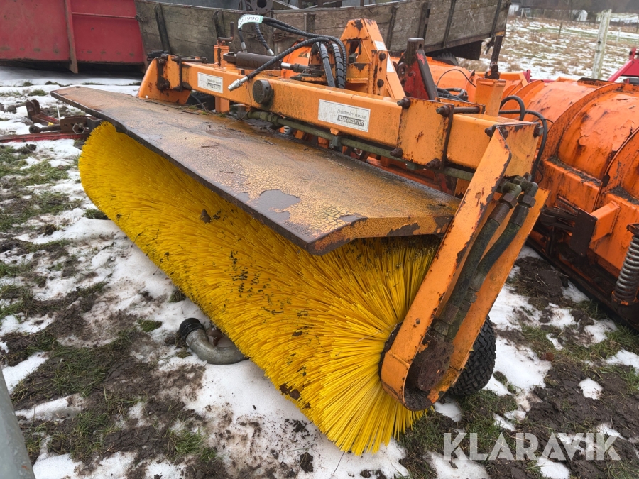 Hydraulisk fejekost med oliepumpe Am Teho F21975