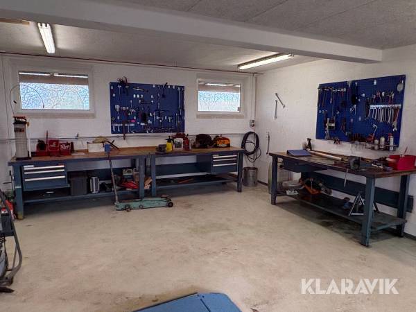 Værkstedsinventar Elux, Stahlkaiser, Geovent m.fl.