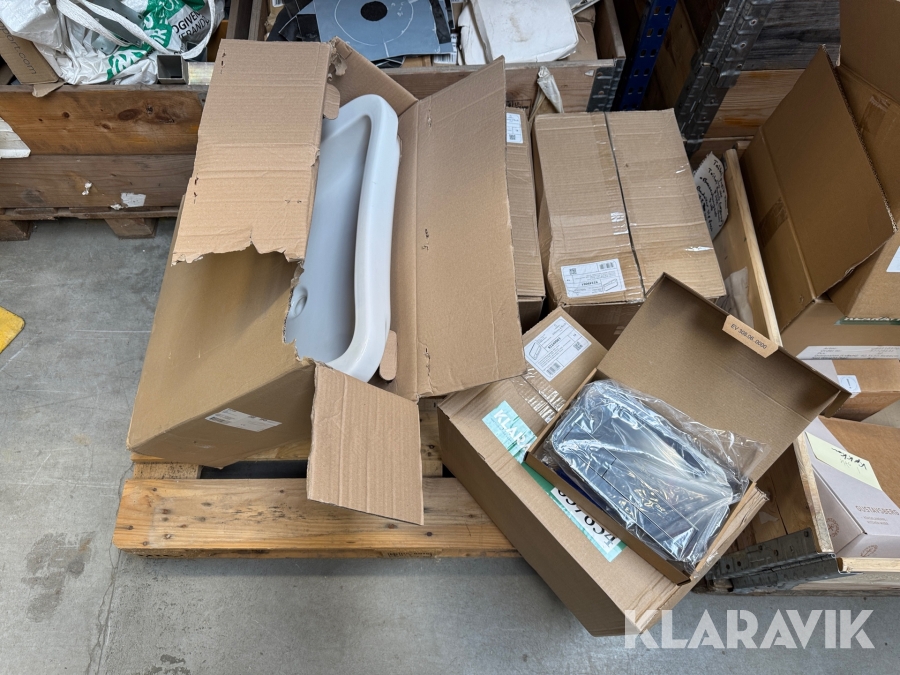 Trykknap indbygning cisterne og en vask Villeroy & Boch 42 styks - 1 vask