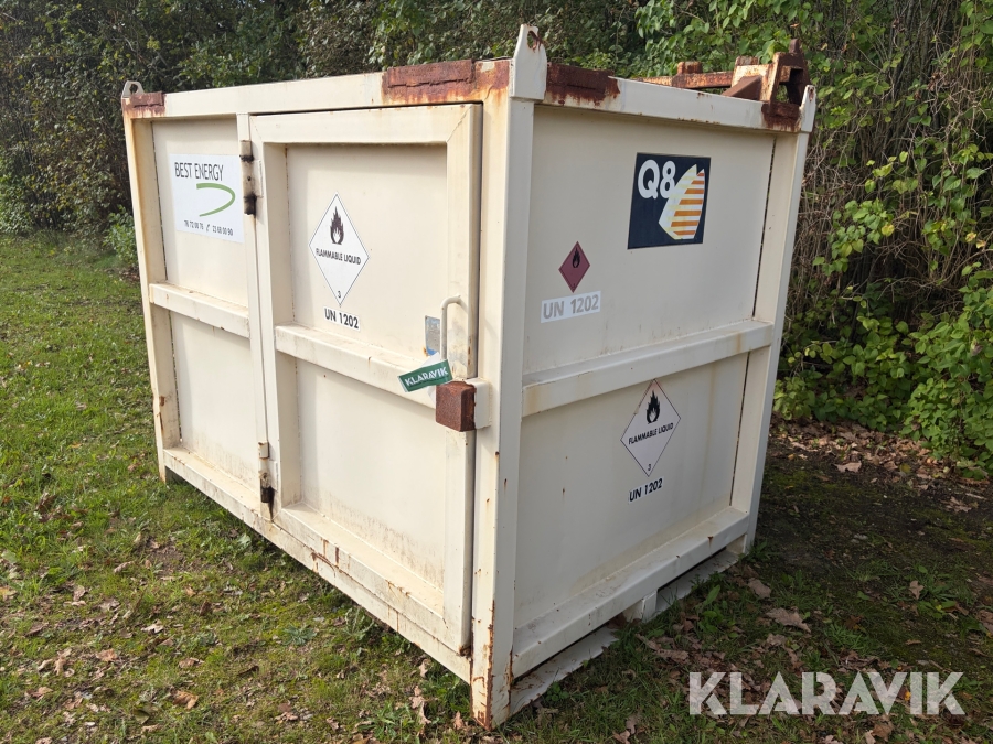 Miljøcontainer Roug - 2000L