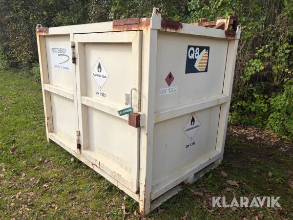 Miljøcontainer Roug - 2000L
