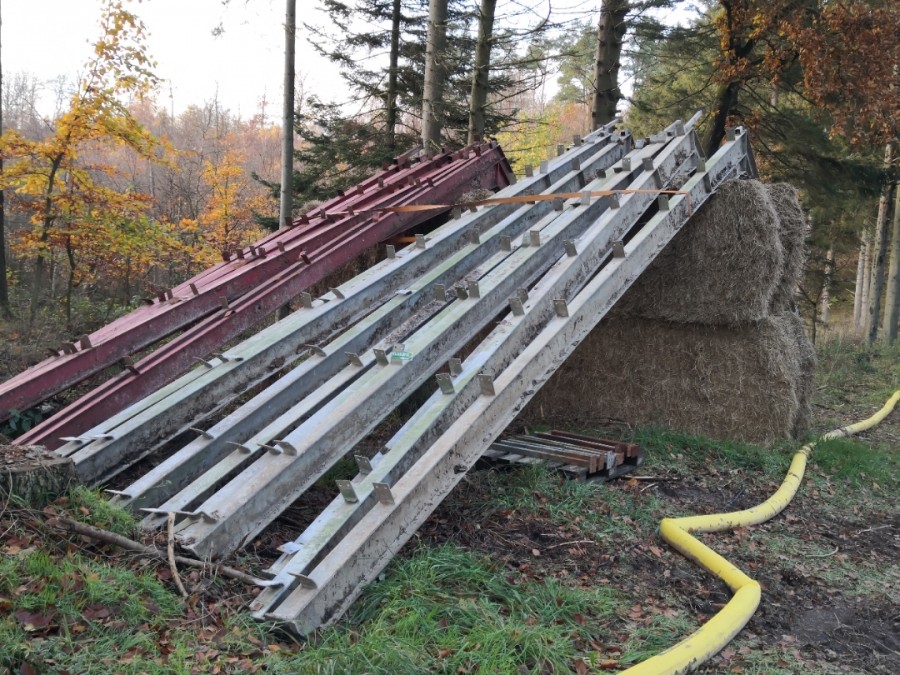 Stålspær. 14m spændvidde