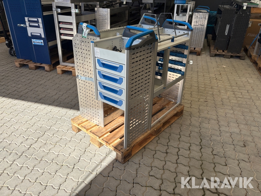 Reol til varebil Sortimo - 2 enheder