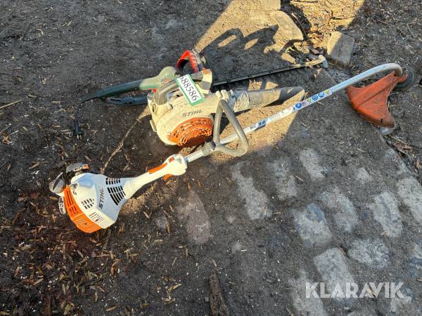 Løvblæser, hækkeklipper og græstrimmer STIHL,metabo