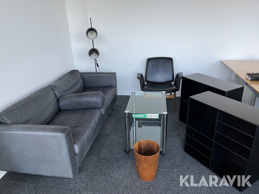Kontormøbler Sofa/Bord/Reol/Stol/Lampe